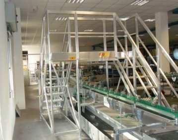 Scala doppia rampa