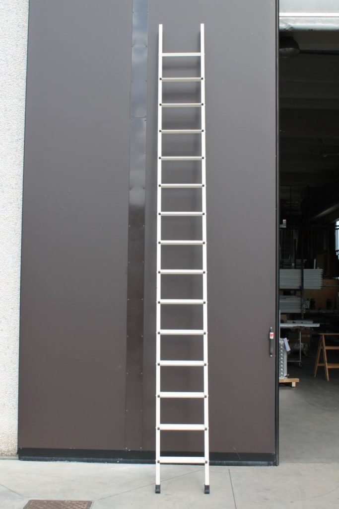Scala da Appoggio in Alluminio Verniciato Bianca - aluminium ladders