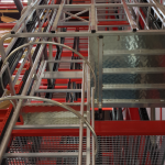 scala con gabbia uni en 14122 per magazzino automatico verticale (2)