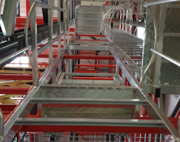 scale con gabbia uni en 14122 per magazzino automatico verticale